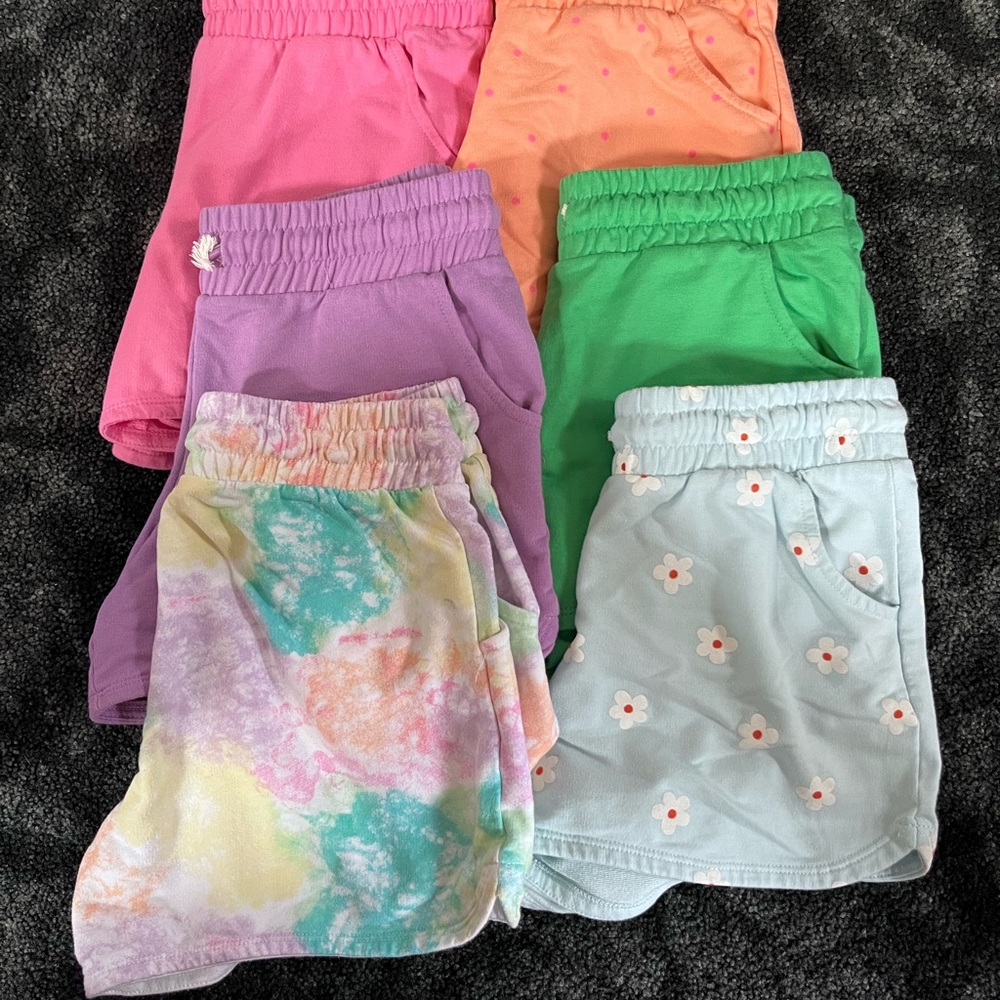 Cat and Jack Colorful Cotton Summer Shorts